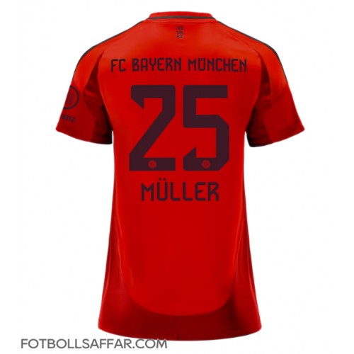 Bayern Munich Thomas Muller #25 Hemmatröja Dam 2024-25 Kortärmad